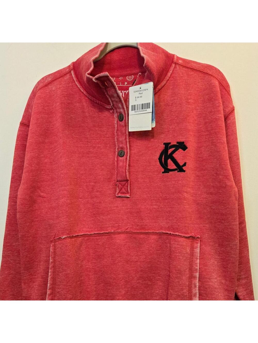ROYCE New York Men's Red and Pink Sweatshirt
